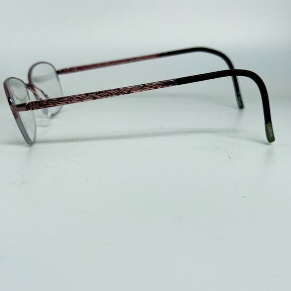 Silhouette Eyeglasses, Frames Only, 4453 40 6055, 52-18-140, Titanium H19495 - Picture 2 of 7